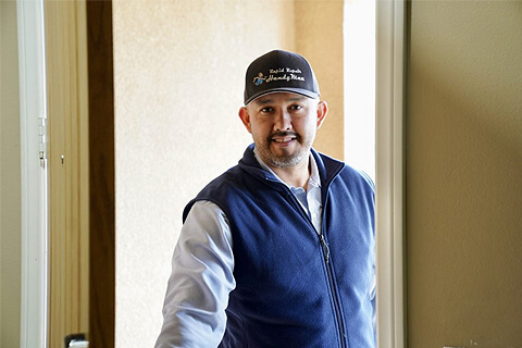 Licensed Electrician & Owner of Rapid Repair Handyman, Adam Ramirez